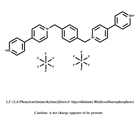 1,1'-[1,4-亚苯基双(亚甲基)]双(4,4'-联吡啶)双(六氟磷酸盐)