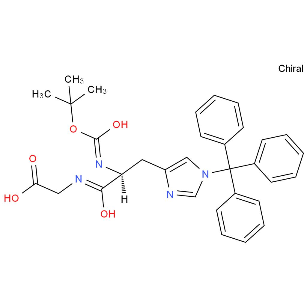 Bos-His(Trt)-Gly-OH，叔丁氧羰基-组氨酸(三苯甲基)-甘氨酸