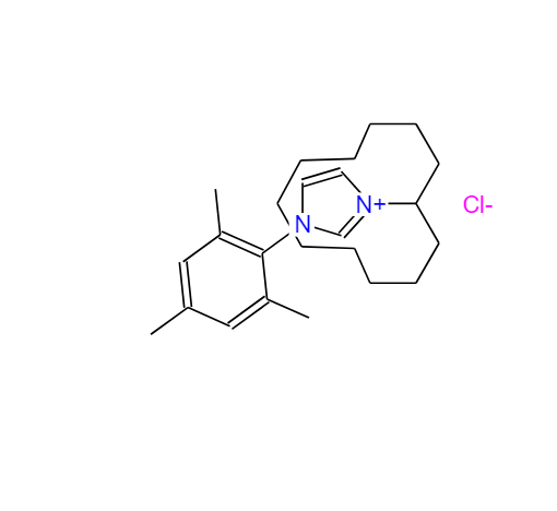 1-(2,4,6-三甲基苯基)-3-(环十二烷基)咪唑鎓氯化物 1583244-06-7