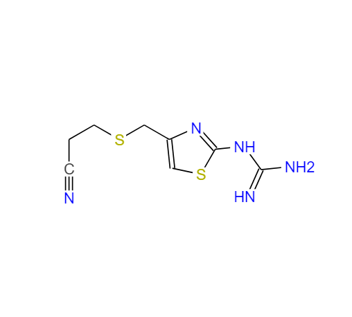 3-(2-胍基-噻唑-4-基甲硫)-丙腈 76823-93-3