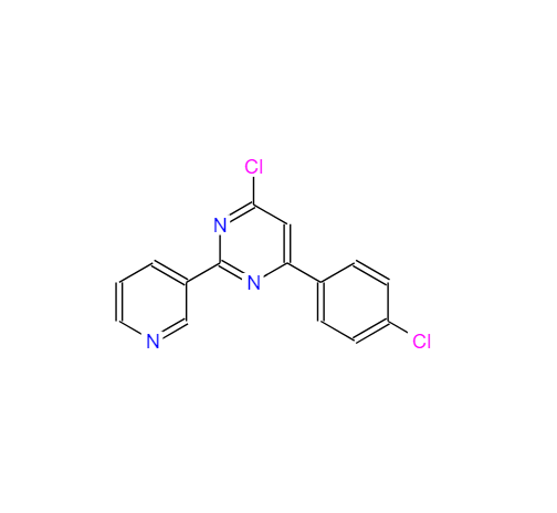 4-氯-6-(4-氯苯基)-2-(3-吡啶基)嘧啶 1354770-94-7