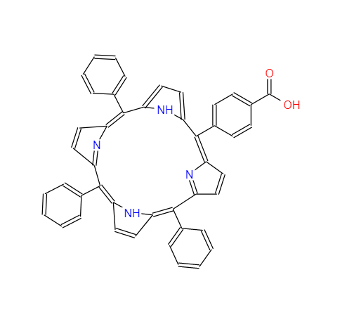 5-(4-羧苯基)-10,15,2-三苯基-21H,23H卟吩 95051-10-8