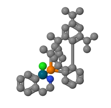 1142811-12-8；氯[2-(二叔丁基膦基)-2',4',6'-三异丙基-1,1'-联苯基][2-(2-氨基乙基)苯基)]钯(II)