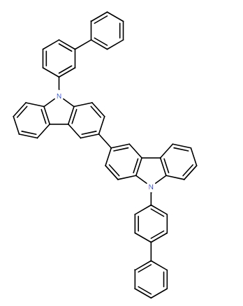 9-(3-联苯基）-9-（4-联苯基）-3,3'-联咔唑1643479-47-3
