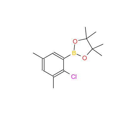 2-(2-氯-3,5-二甲基苯基)-4,4,5,5-四甲基-1,3,2-二氧杂环戊硼烷 1256781-74-4