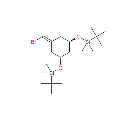 (1R,3R)-5-(溴亚甲基)-1,3-双(叔丁基二甲硅氧基)环己烷 387834-41-5