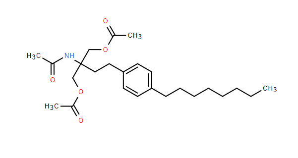 2-乙酰胺基-2-(4-辛基苯乙基)丙烷-1,3-二基二乙酸酯 162358-09-0