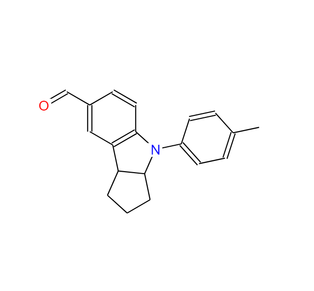 4-(4-甲基苯基)-1,2,3,3A,4,8B-六氢环戊并[B]吲哚-7-甲醛 273220-35-2