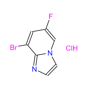 Imidazo[1,2-a]pyridine, 8-bromo-6-fluoro-, hydrochloride (1:1)