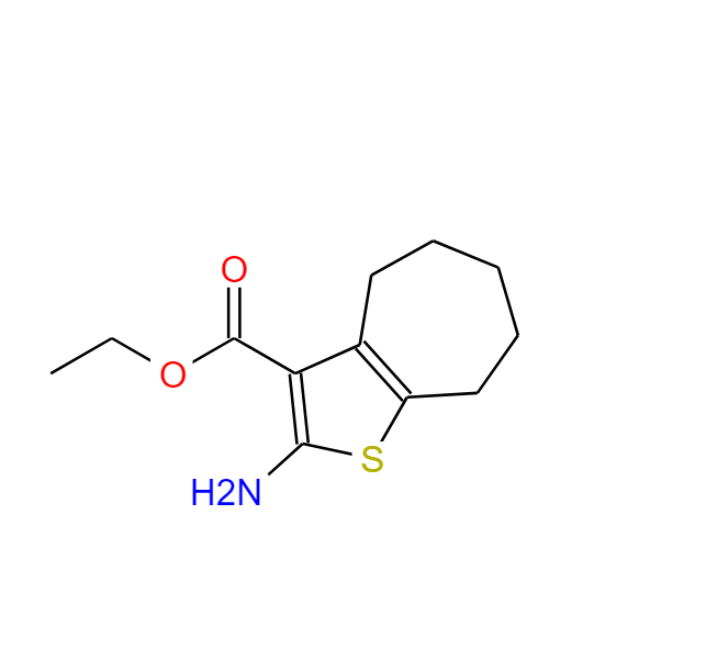 2-氨基环庚烷并[B]噻吩-3-羧酸乙酯 40106-13-6