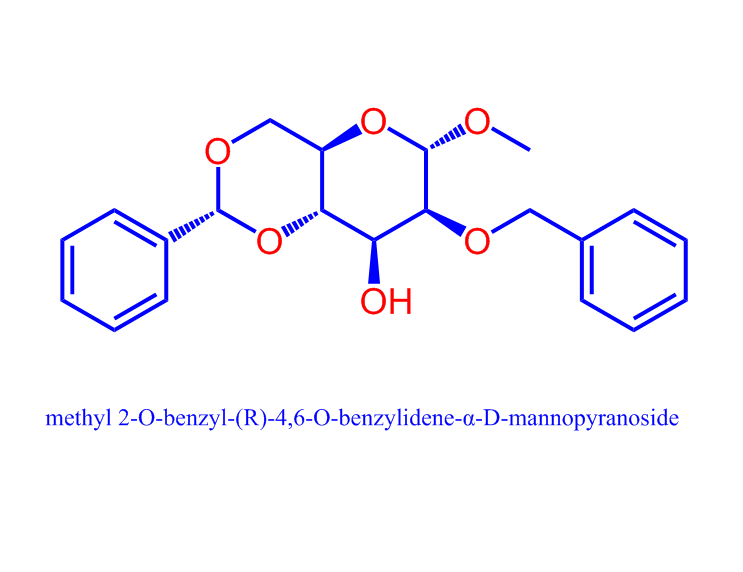 methyl 2-O-benzyl-(R)-4,6-O-benzylidene-α-D-mannopyranoside
