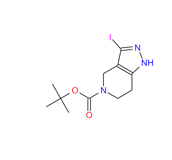 3-碘-6,7-二氢-1H-吡唑并[4,3-C]吡啶-5(4H)-甲酸叔丁酯 661487-17-8