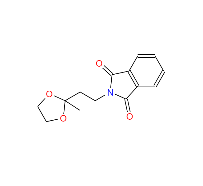 2-[2-(2-甲基-1,3-二氧戊环-2-基)乙基]异吲哚啉-1,3-二酮 84764-41-0
