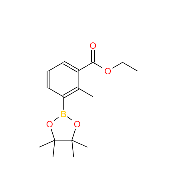 3-(乙氧基羰基)-2-甲基苯硼酸频哪醇酯 1198615-87-0