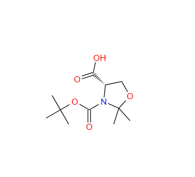 (S)-N-BOC-2,2-二甲基噁唑烷-4-甲酸 139009-66-8