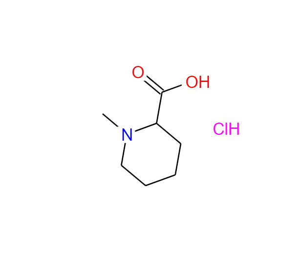 1-甲基哌啶-2-羧酸盐酸盐 25271-35-6