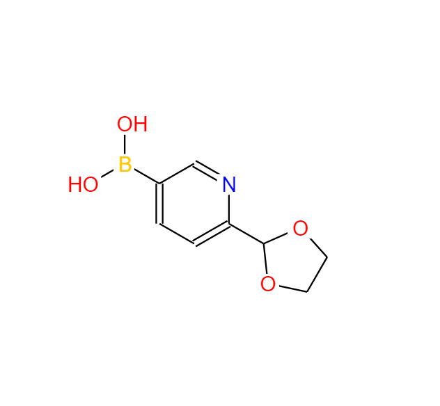 (6-(1,3-二氧戊环-2-基)吡啶-3-基)硼酸 1072952-38-5