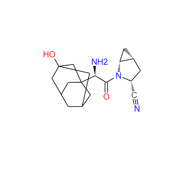 (1R,3R,5R)-2-[(2R)-2-氨基-2-(3-羟基-1-金刚烷基)-1-羰基乙基]-2-氮杂双环[3.1.0]己烷-3-腈(沙格列汀中间体对应杂质) 1564265-95-7