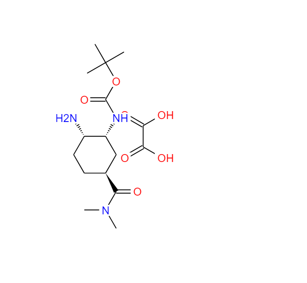 N-[(1R,2S,5S)-2-氨基-5-[(二甲基氨基)羰基]环己基]氨基甲酸叔丁酯草酸盐水合物 1353893-22-7
