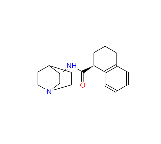 N-(1-氮杂双环[2.2.2]辛-3S-基)-1,2,3,4四氢萘-1S-甲酰胺 177793-79-2