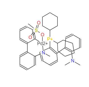 甲烷磺酸(2-二环己基膦基-N,N-二甲胺基-1,1'-联苯基)(2'-甲胺基-1,1'-联苯-2-基)钯(II) 1621274-13-2
