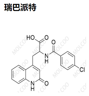 瑞巴派特   90098-04-7   C19H15ClN2O4 