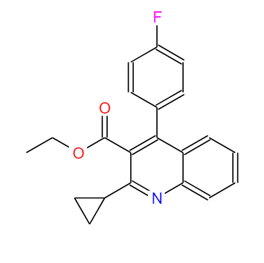 2-环丙基-4-(4-氟苯基)-喹啉-3-羧酸乙酯 148516-11-4