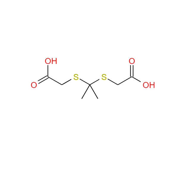 2,2'-[丙烷-2,2-二基双(硫代)]二乙酸 4265-58-1