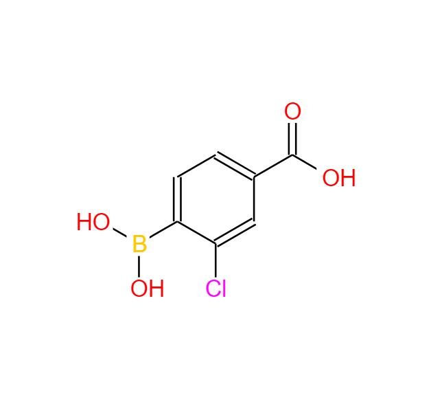 4-羧基-2-氯苯硼酸 851335-09-6