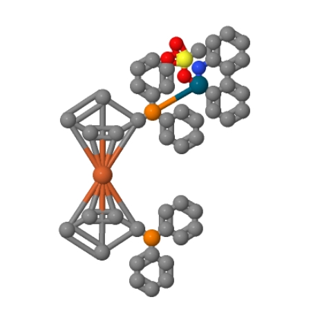 1445086-28-1；甲磺酸[1,1‘-双(二苯基膦)二茂铁](2'-氨基-1,1'-联苯-3-基)钯(II)