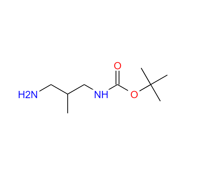 	N-(叔丁氧羰基)-2-甲基-1,3-二氨基丙烷 480452-05-9