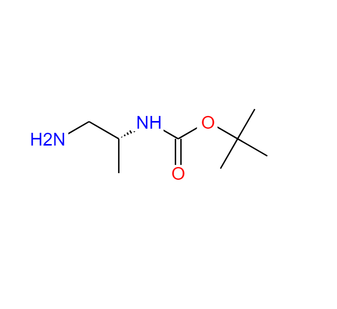 N-[(1R)-2-氨基-1-甲基乙基]氨基甲酸叔丁酯 100927-10-4