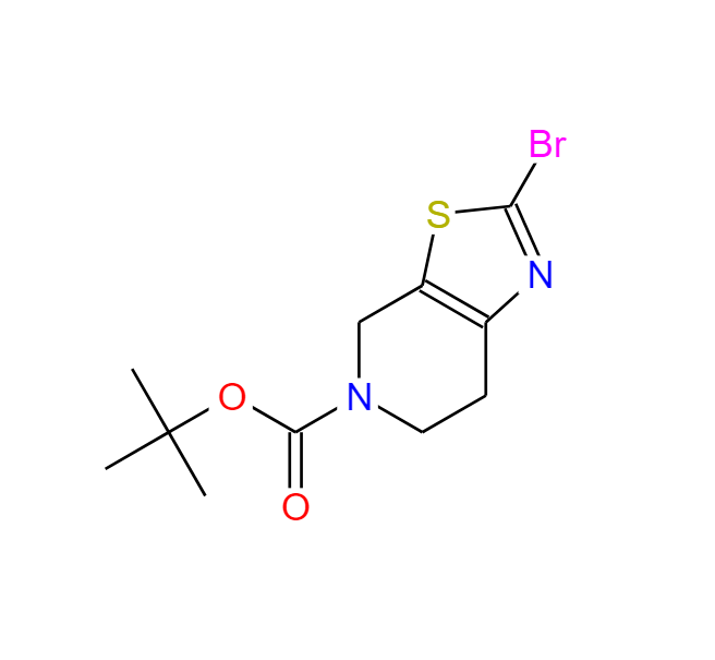 2-溴-6,7-二氢噻唑[5,4-C]吡啶-5(4H)-羧酸叔丁酯 365996-06-1