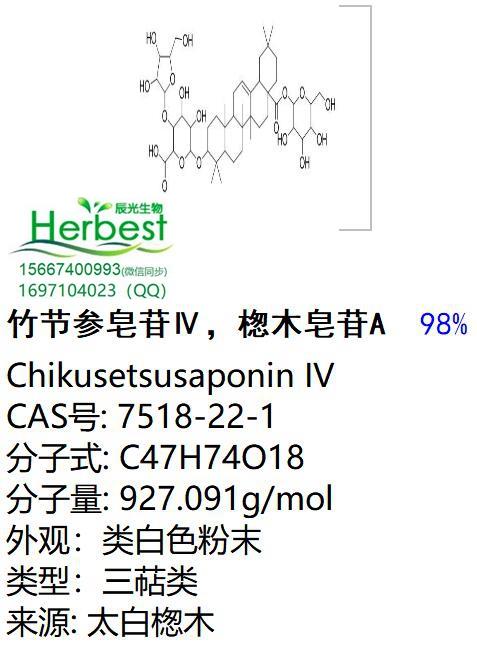 竹节参皂苷IV,楤木皂苷A_副本.jpg