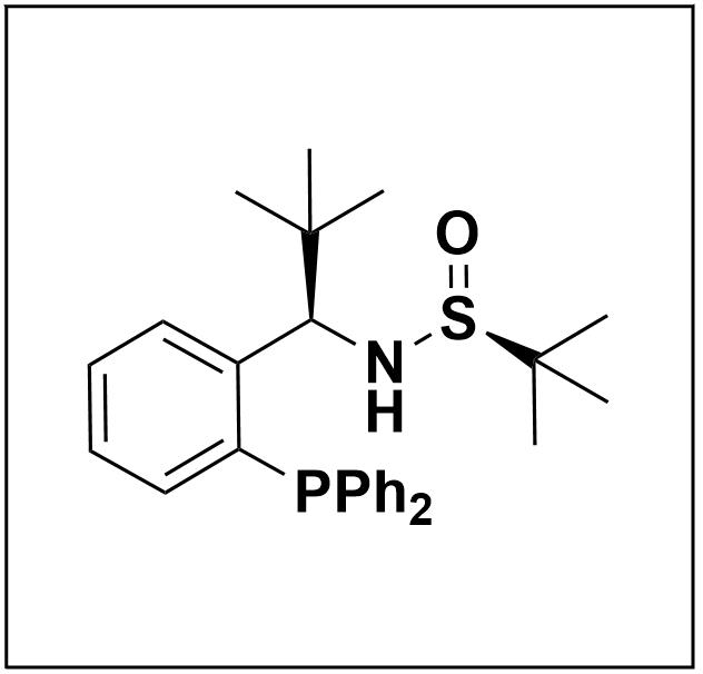 S(S)]-N-[(1R)-1-[2-(二苯基膦)苯基]-2,2-二甲丙基]-2-叔丁基亚磺酰胺 2618832-48-5