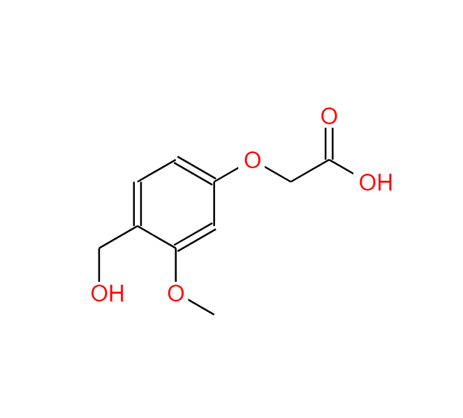 4-羟甲基-3-甲氧基苯氧基乙酸 83590-77-6