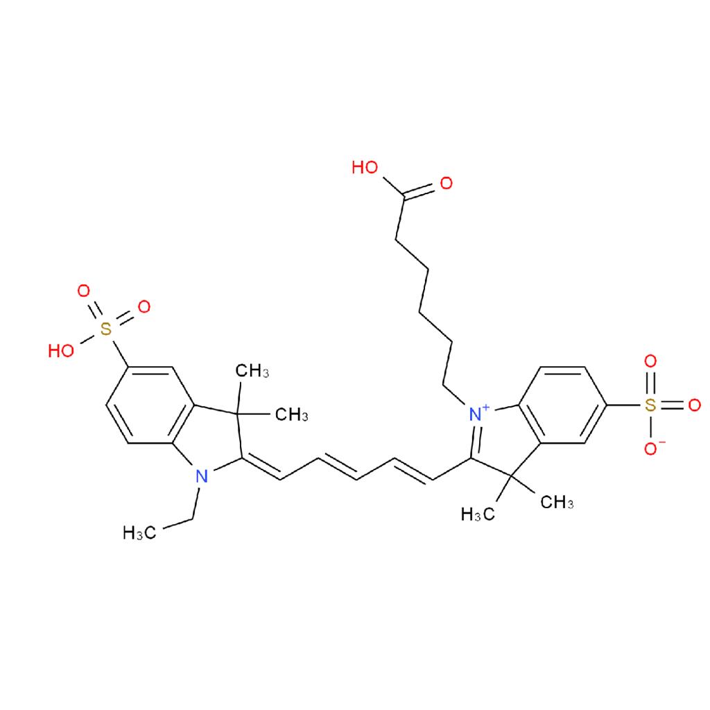 磺酸基-Cy5羧酸