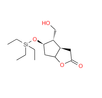 (3AR,4S,5R,6AS)-六氢-4-(羟甲基)-5-[(三乙基硅烷基)氧基]-2H-环戊并[B]呋喃-2-酮(...) 913258-07-8