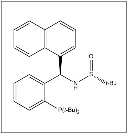S(R)]-N-[(R)-[2-(二叔丁基膦)苯基]-1-萘基甲基]-2-叔丁基亚磺酰胺