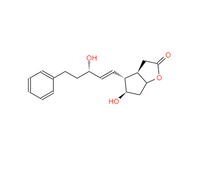 (+)-(3AR,4R,5R,6AS)-六氢-5-羟基-4-[(1E,3R)-3-羟基-5-苯基-1-戊烯基]-2H-环戊并[B]呋喃-2-酮 41639-74-1