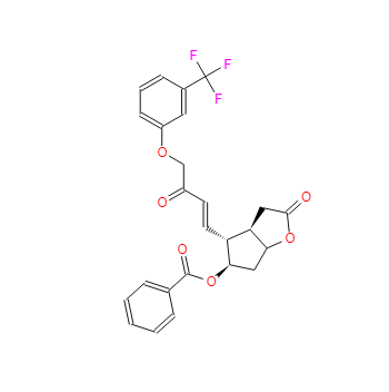 (3AR,4R,5R,6AS)-5-(苯甲酰氧基)六氢-4-[(1E)-3-氧代-4-[3-(三氟甲基)苯氧基]-1-丁烯基]-2H-环戊并[B]呋喃-2-酮 208111-98-2