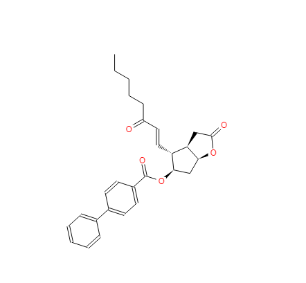 (3AR,4R,5R,6AS)-六氢-2-氧代-4-[(1E)-3-氧代-1-辛烯基]-2H-环戊并[B]呋喃-5-基 [1,1'-联苯]-4-甲酸酯 31753-00-1