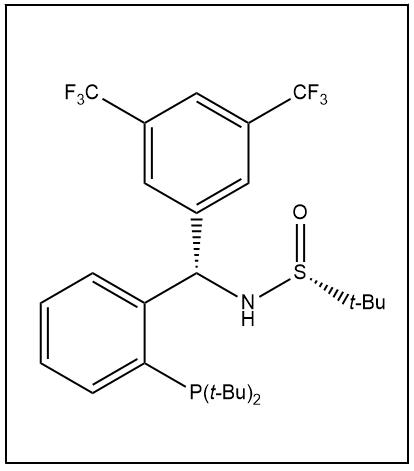 S(R)]-N-[(S)-(3,5-二(三氟甲基)苯基)[2-(二叔丁基膦)苯基]甲基]-2-叔丁基亚磺酰胺
