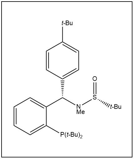 S(R)]-N-[(S)-(4-叔丁基)[2-(二叔丁基膦)苯基]甲基]-N-甲基-2-叔丁基亚磺酰胺