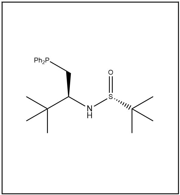 S(R)]-N-[(1S)-1-[(二苯基膦)甲基]-2,2-二甲丙基]-2-叔丁基亚磺酰胺 1853342-54-7