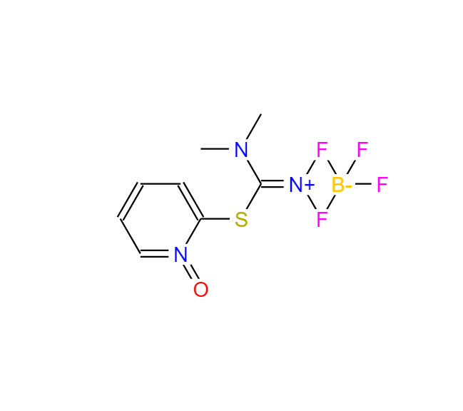 2-(1-氧化吡啶-2-基)-1,1,3,3-四甲基异硫脲四氟硼酸盐 255825-38-8