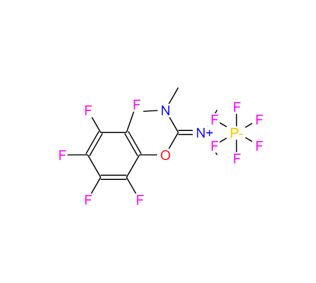 (二甲基氨基)二甲基(2,3,4,5,6-五氟苯氧基)甲烷亚胺六氟磷酸盐 206190-14-9