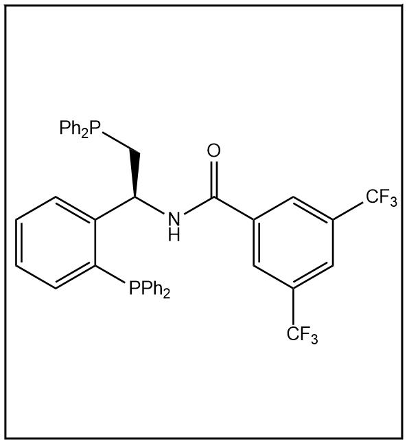 N-[(1S)-2-(二苯基膦)-1-((2-二苯基膦)苯基)乙基]-3,5-二(三氟甲基)苯甲酰胺 2249744-81-6