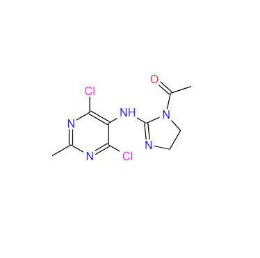 4,6-二氯-2-甲基-5-(1-乙酰基-2-咪唑啉-2)-氨基嘧啶 75438-54-9
