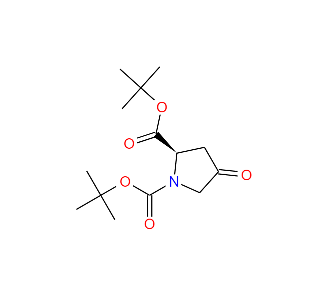 (R)-二叔丁基4-氧代吡咯烷-1,2-二羧酸酯 1260591-66-9